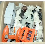 Large quantity of Kenner Star Wars vintage vehicles and spare parts