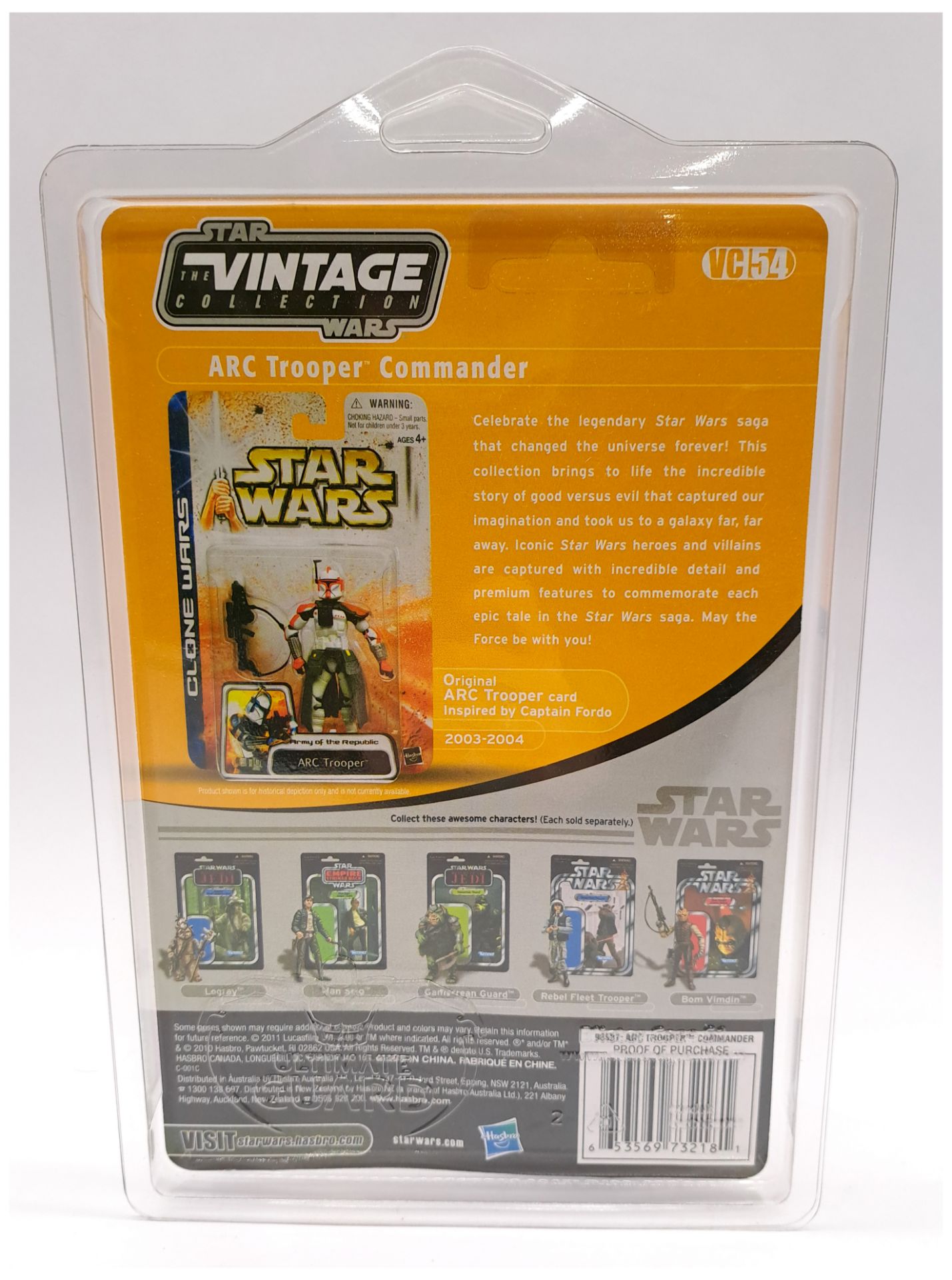 Kenner Star Wars The Vintage Collection ARC Trooper Commander Carded Action Figure - Bild 2 aus 2