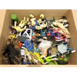 Quantity of Mixed Loose Action Figures and Vehicles