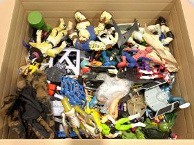 Quantity of Mixed Loose Action Figures and Vehicles