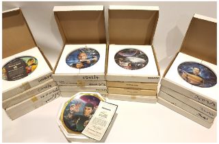 The Hamilton Collection Star Trek porcelain collector's plates x17
