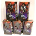 Quantity of Playmates Star Trek Insurrection 8 Inch and 12 Inch Boxed Figures