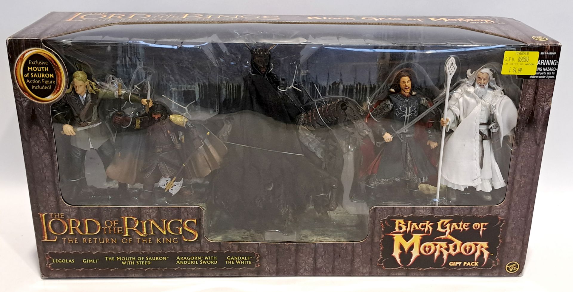 ToyBiz Lord of the Rings Black Gate of Mordor Gift Pack