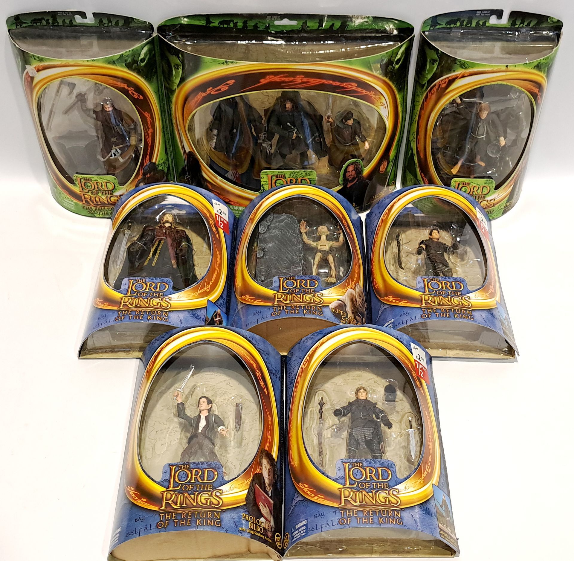 ToyBiz The Lord of the Rings Boxed Action Figures x8