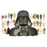 Kenner Star Wars vintage Darth Vader Carry Case with 25 x 3 3/4" figures