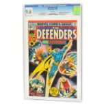Marvel Comics Defenders #28 CGC Universal Grade 9.6 (White Pages)