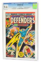 Marvel Comics Defenders #28 CGC Universal Grade 9.6 (White Pages)