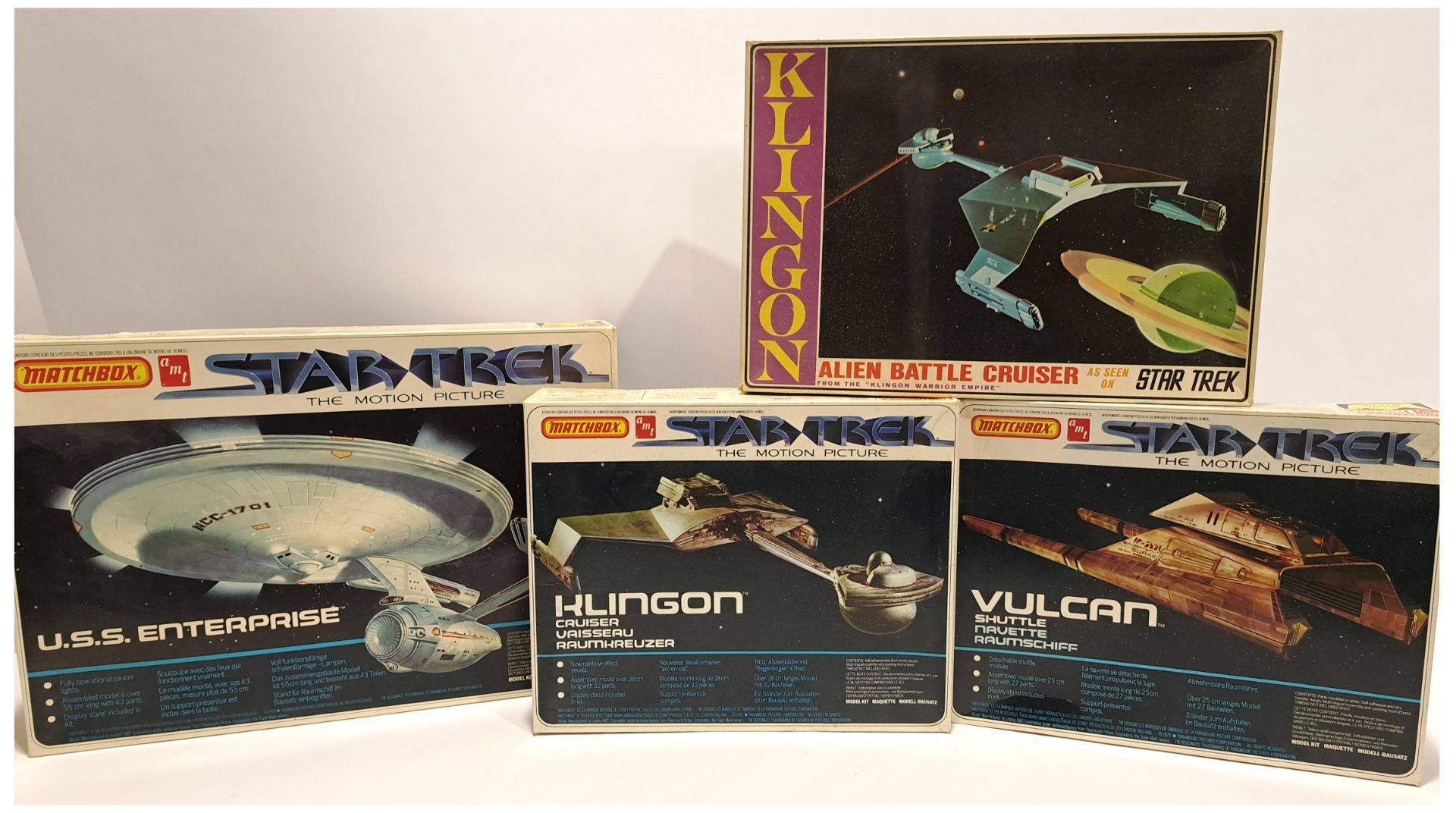 Quantity of Star Trek Model Kits x4