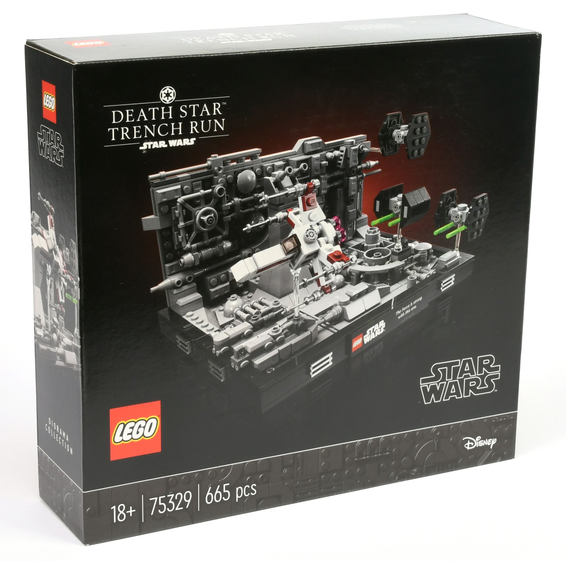 Lego Star Wars Death Star Trench Run set number 75329, within Near Mint sealed packaging.