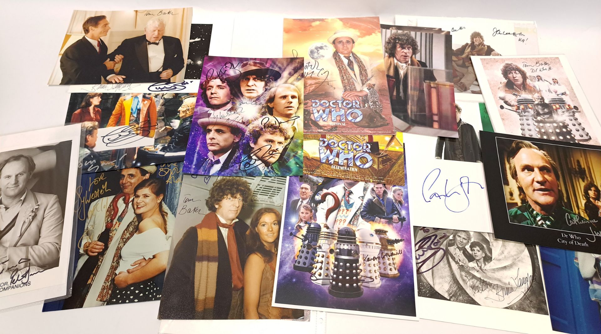 Quantity of Doctor Who Signed Photo & Prints