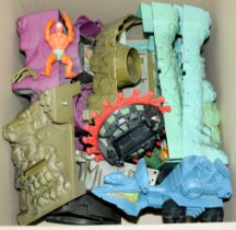 Large quantity of Mattel Masters of the Universe vintage vehicles, figures and play-sets