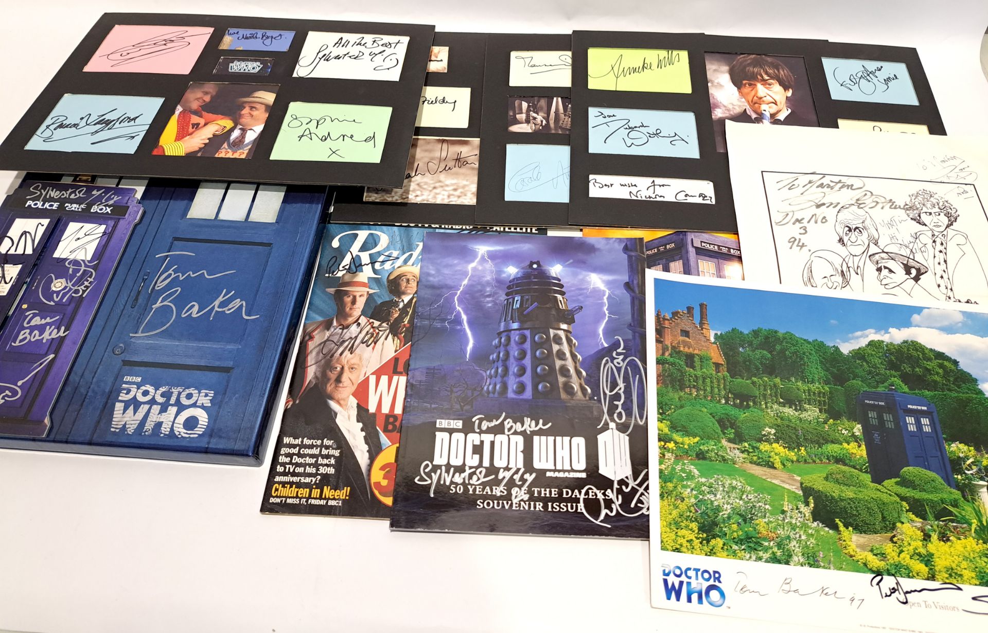 Quantity of Doctor Who Signed Items