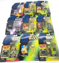 Kenner Power of the Force Star Wars Carded Figures & Hasbro Revenge of the Sith Star Wars Carded ...