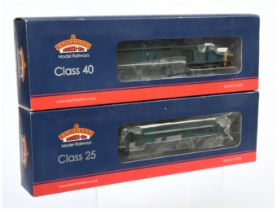 Bachmann 00 Gauge pair of weathered Diesel Locomotives