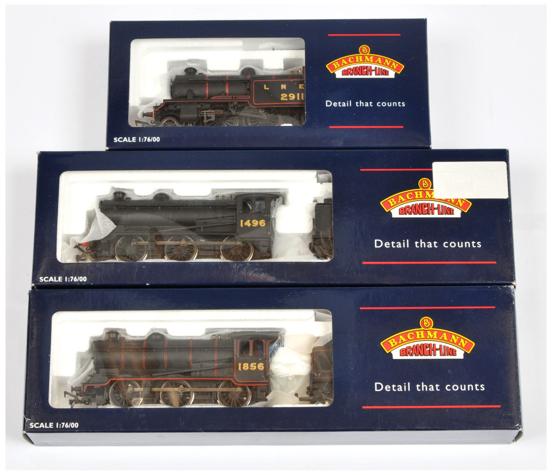 Bachmann OO Gauge a group of steam Locomotives comprising of