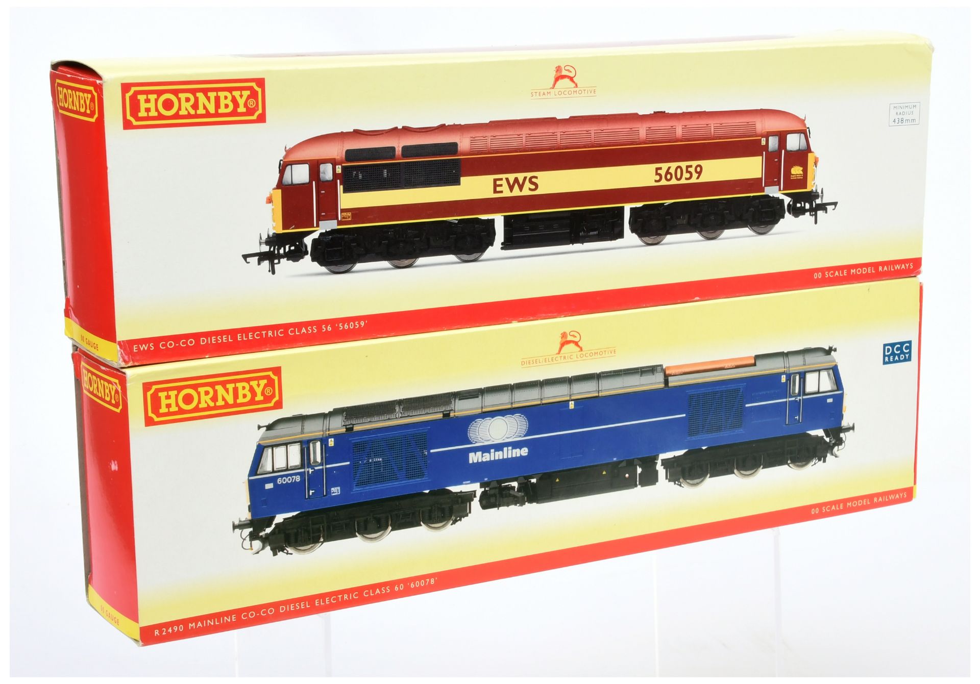 Hornby (China) pair of Diesel and Diesel electric locomotives