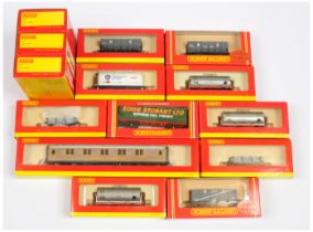 Hornby OO gauge a boxed group of single and triple pack rolling stock to include