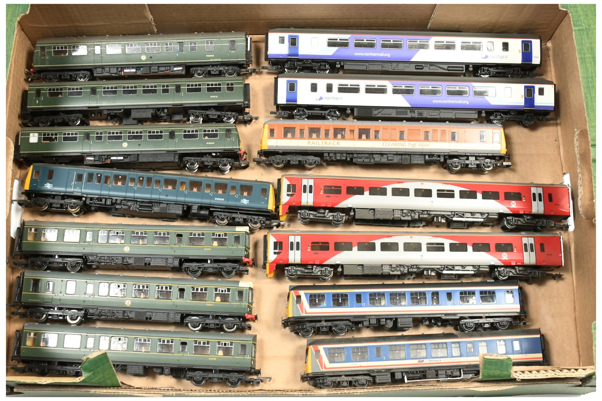 Hornby, Lima & Bachmann unboxed Commuter Trains.