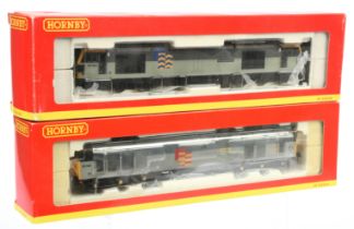 Hornby (China) pair of Diesel and Electric Locomotives