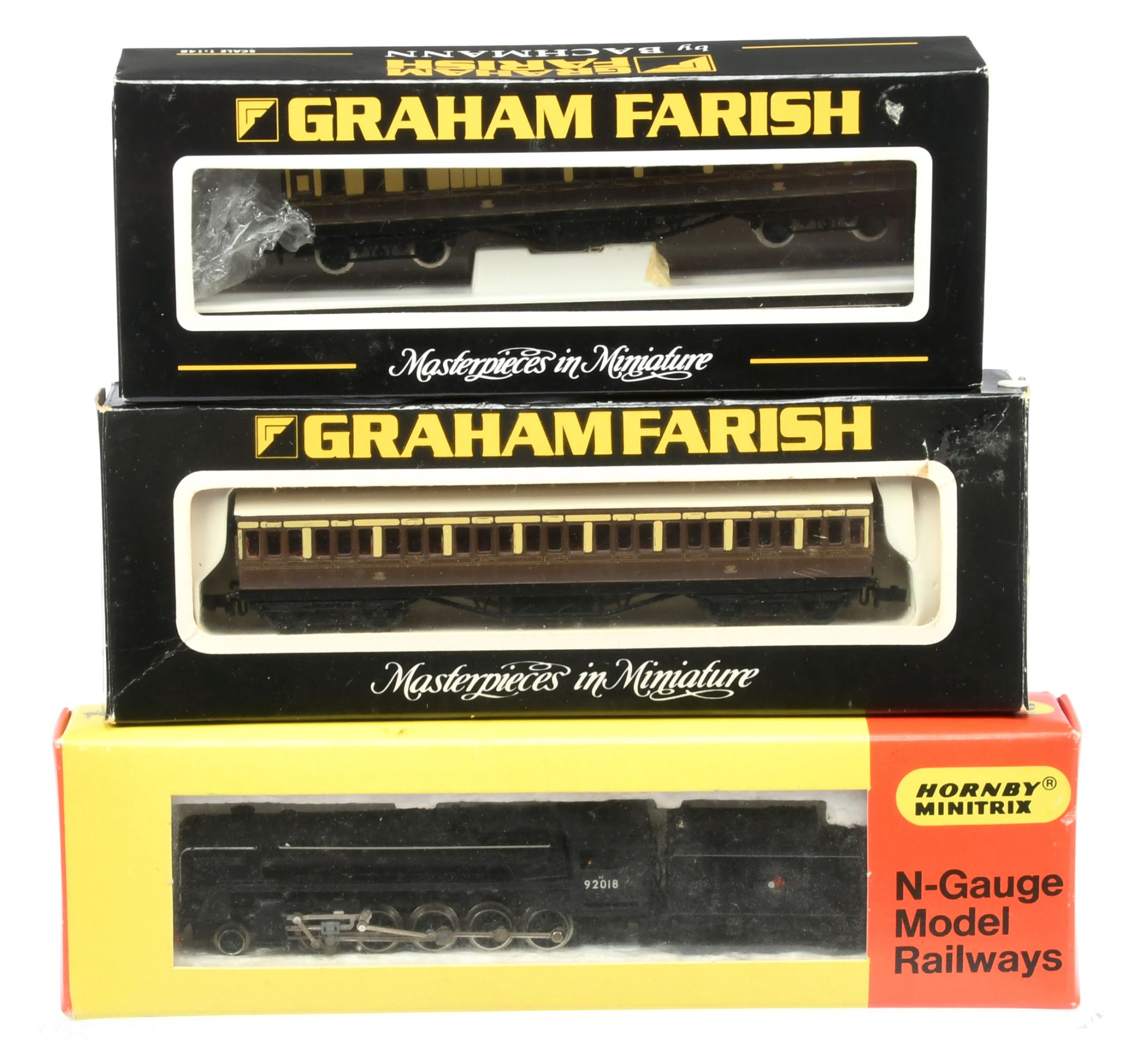 Hornby Minitrix & Graham Farish a boxed group to include 