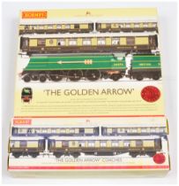 Hornby China R2369 "The Golden Arrow" Train & R4196 Coach Packs.