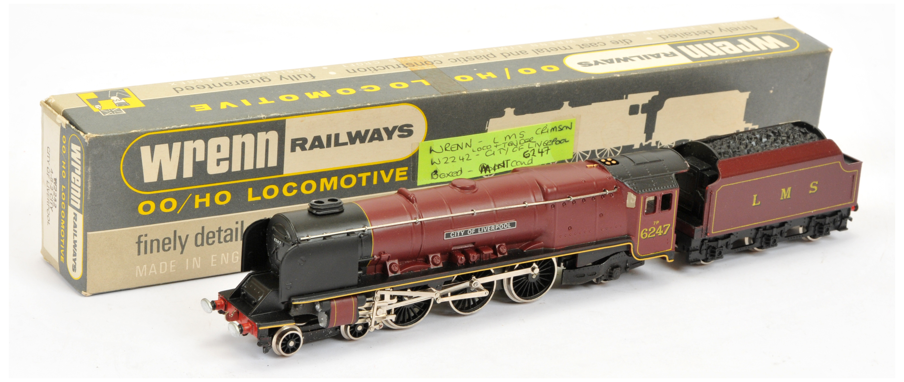 Wrenn W2242 4-6-2 LMS Lined Maroon "City of Liverpool" 6247