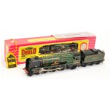 Hornby Dublo 2235 3-Rail 4-6-2 West Country class "Barnstaple" fitted with original Dorchester ch...