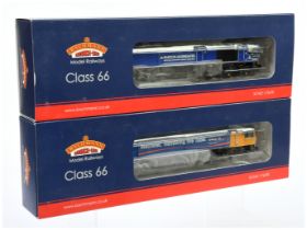 Bachmann 00 Gauge pair of class 66 Diesel Locomotives