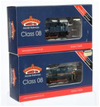 Bachmann 00 Gauge pair of class 08 Diesel Shunters