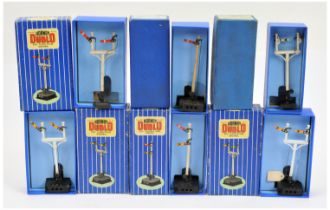Hornby Dublo a boxed group of electric signals