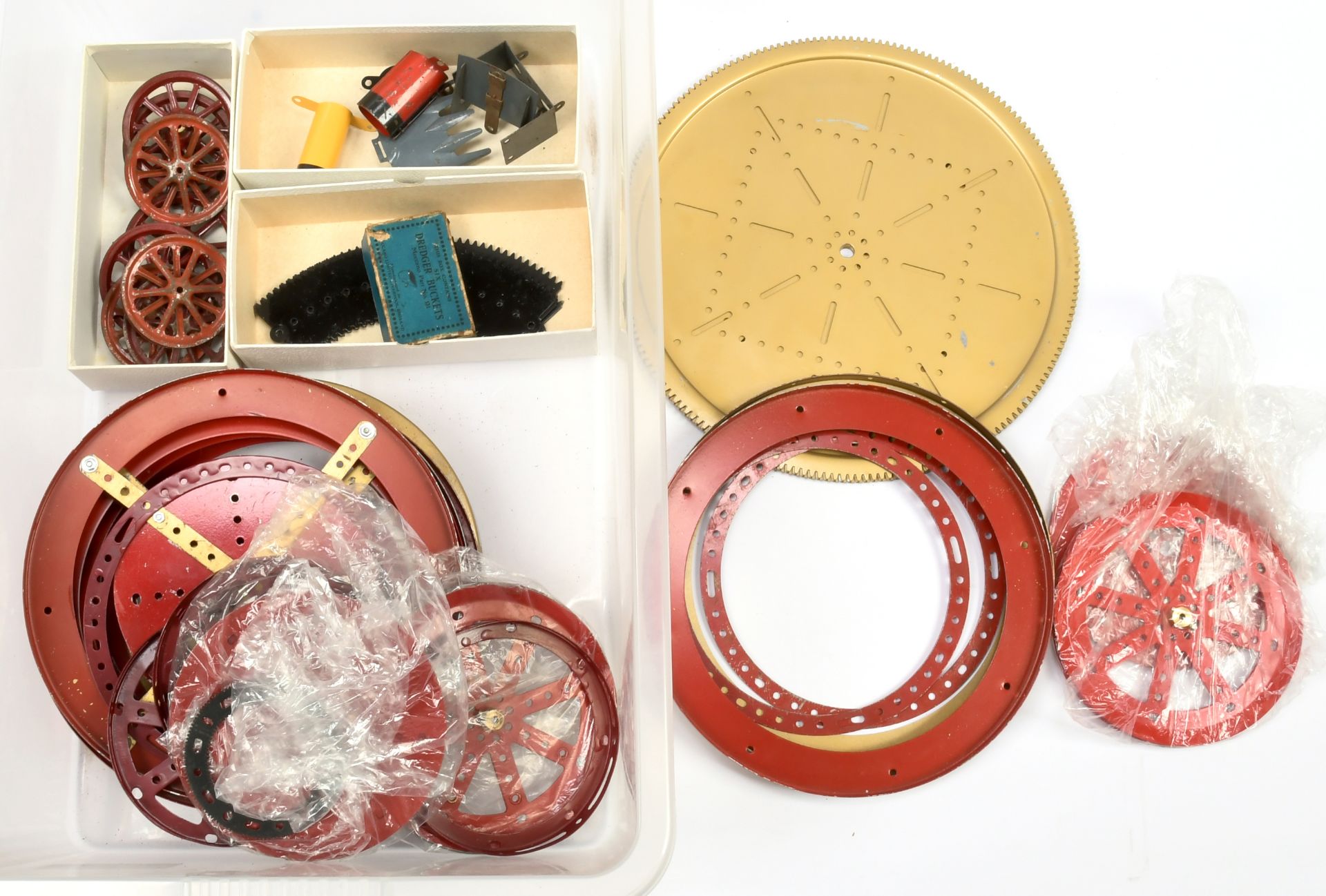 Meccano quantity of circular and other parts 