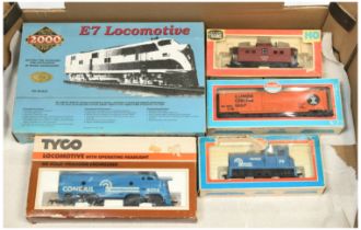 Tyco, Model Power & others American Outline Loco's & Rolling Stock