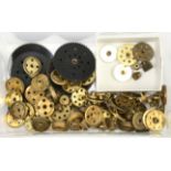 Meccano quantity of brass wear