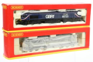 Hornby (China) pair of Diesel and Electric Locomotives