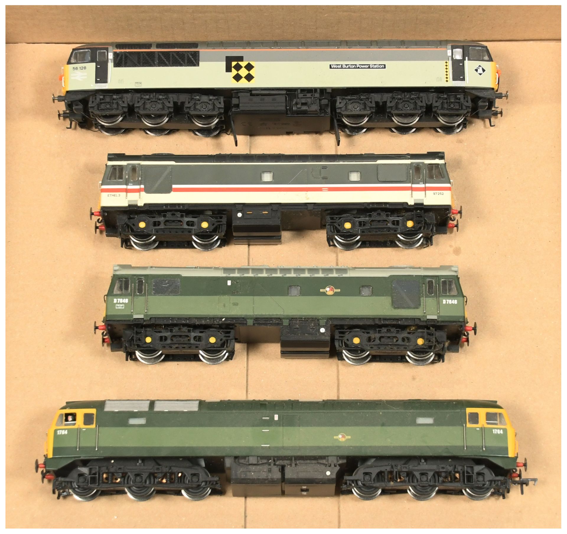 Hornby China & Bachmann group of 4x unboxed Diesel Loco's.
