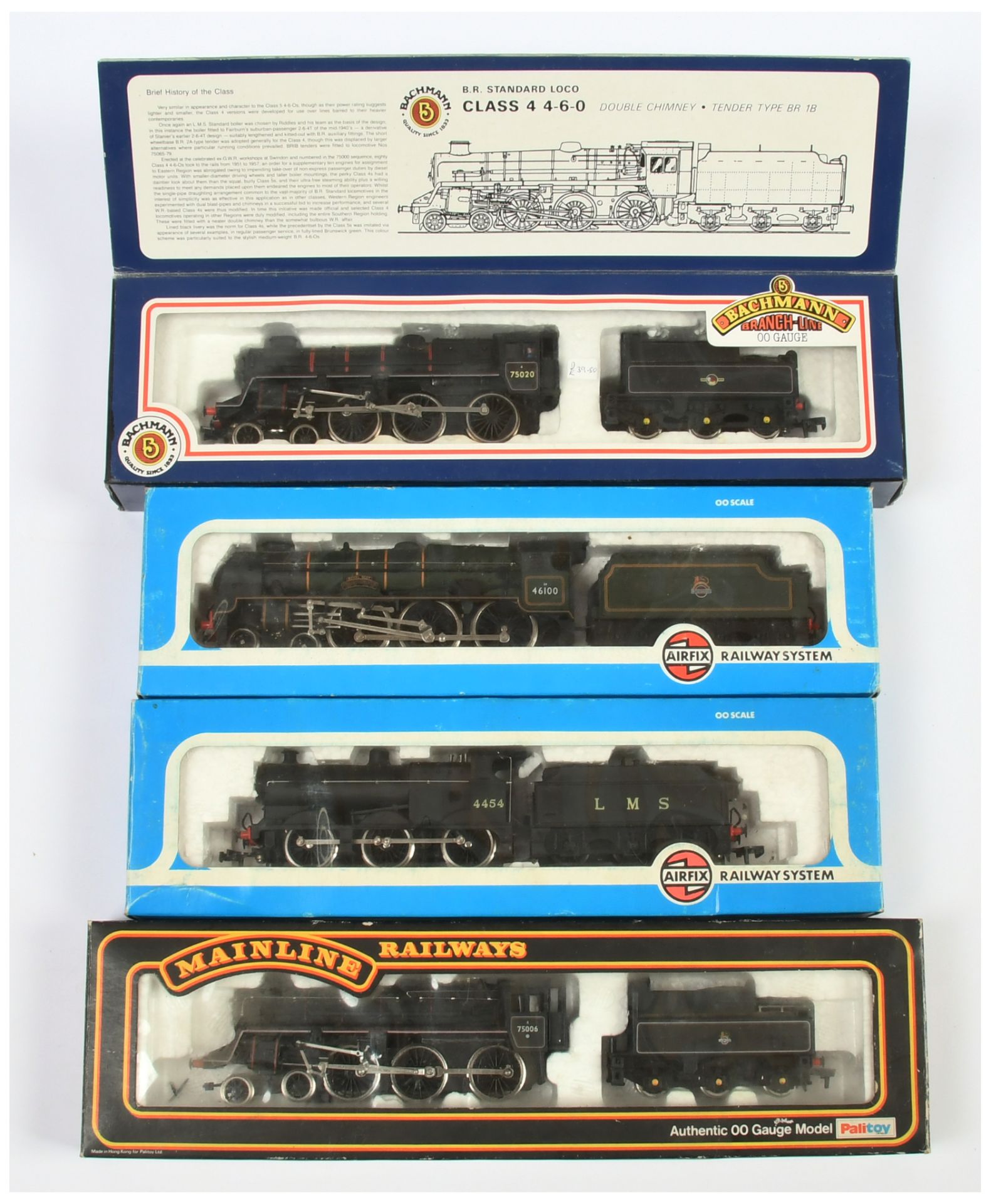 Airfix, Bachmann & Mainline a boxed group of steam Locomotives to include 