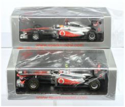 Spark Model (1/43rd) A Pair - (1) S3029 McLaren  Mercedes MP-4 "Hungarian" 200th GP  2011 and (2)...