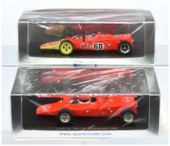 Spark Model (1/43rd) A Pair - (1) S1760  lotus 56 Test Car "Indy 500" 1968 and (2) S1762 Lotus 56...