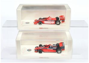 TSM Miniatures (1/43rd) A Pair (1) 144302  Brabham T46 Alfa "Monaco"  GP 1978 and  (2) 144305 Bra...