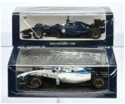 Spark Model (1/43rd) A Pair - (1) S3091 Williams FW36 Test Car 2014 and (2) S3144 Williams FW36 "...