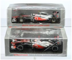 Spark Model (1/43rd) A Pair - (1) S3023 McLaren  Mercedes MP4-26 "Chinese" GP 2011 and (2) S3046 ...