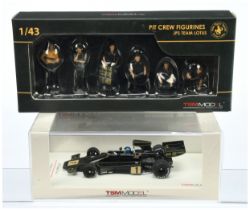 TSM Miniatures (1/43rd) A Pair (1) 124326  Lotus 76 "German" GP and 12AC09 Pit Crew Set 