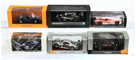 A Group 6 (1/43rd) Road & Racing cars To Include - MInimax (spark) Porsche 908 Spyder, Minichamps...