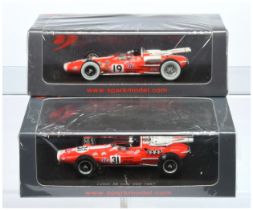 Spark Model (1/43rd) A Pair - (1) S2390 lotus 38 "Indy 500" 1966 and (2) S4274 Lotus 38 "Indy 500...
