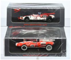 Spark Model (1/43rd) A Pair - (1) S2390 lotus 38 "Indy 500" 1966 and (2) S2397 Eagle Mk2 "Indy 50...