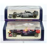 Spark Model (1/43rd) A Pair - (1) S3086 Red Bull RB10 "Australia" GP 2014 and (2) S4620 Red Bull ...