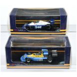 TSM Miniatures (1/43rd) A Pair (1) 114353  Tyrrell P34 "Brazil" 1977 and (2) 124328 March 761 "So...