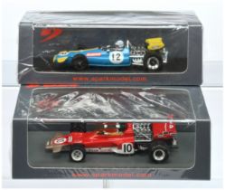 Spark Model (1/43rd) A Pair - (1) S4280 Lotus 72C "Dutch" 1970  and (2) S3508 Brabham BT33 "South...