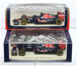 Spark Model (1/43rd) A Pair - (1) S3062 Toro Rosso STR8 2013 and (2) S3084 Toro Rosso STR9 " Aust...