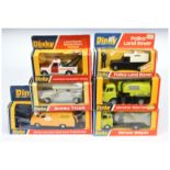 Dinky Toys Group To Include 275 "Brinks" Armoured Truck, 277 land Rover "Police", 417 Ford Transi...